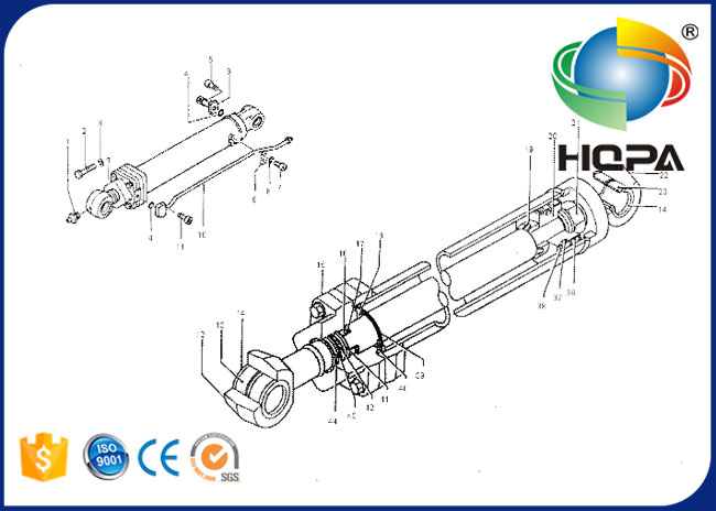 094-2697 0942697 Stock-Rollsiegel Kit Fit für  E240, E240C